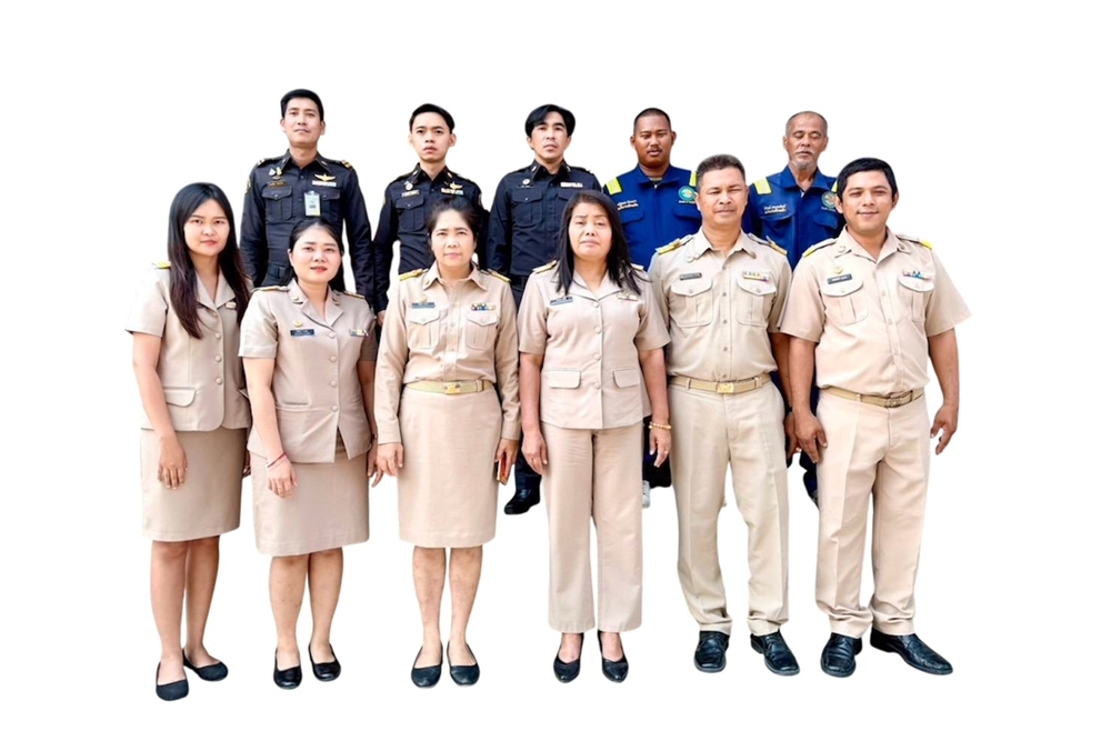 ภาพบุคลากรกองป้องกันและบรรเทาสาธารณภัย